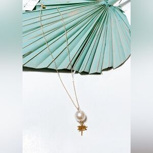 Pearl drop necklace R1